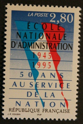 Timbre france ena ecole - -,