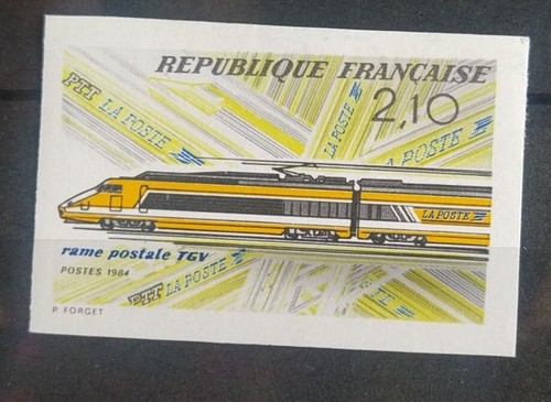 Timbre non dentelés train - non,