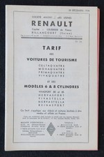 Brochure commerciale voiture