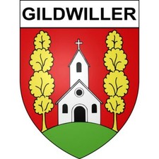 Gildwiller 68 ville sticker
