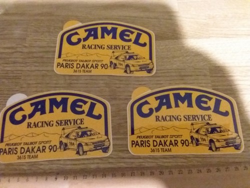 Anciens autocollants camel - 3,