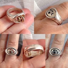 BAGUE CLIO BLUE EN ARGENT POINCON 925 TAILLE 51