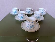 BELLE SERIE DE 6 TASSES A CAFE