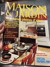 Ancien Magazine Maison Et Jardin 232 Avril 1977 Cuisine Papiers Peints Terrasse