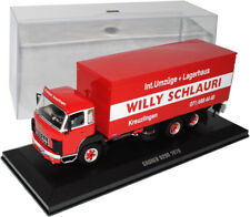 SAURER D290 1978 RED LAGERHAUS SCHLAURI IXO TRU006 1:43 CAMION TRUCK