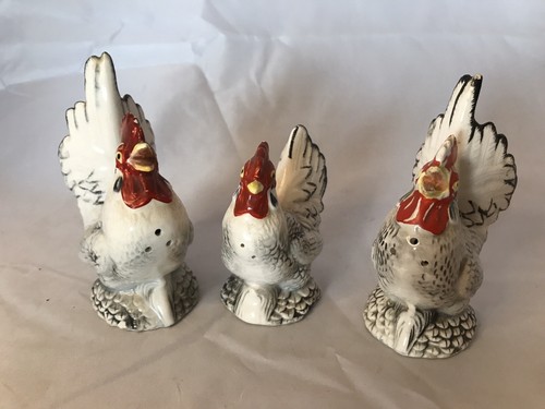 Vintage piece hen rooster - piece,