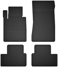 Tapis de sol en caoutchouc pour: BMW 3 E46 2000-2007 Noir Set 4 pcs