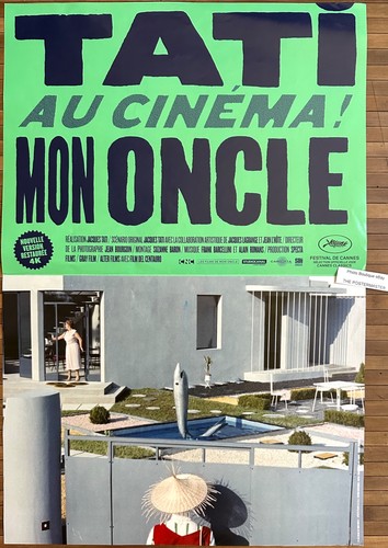 Affiche cinéma mon oncle - cinéma,