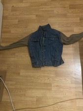veste jean homme et manches en