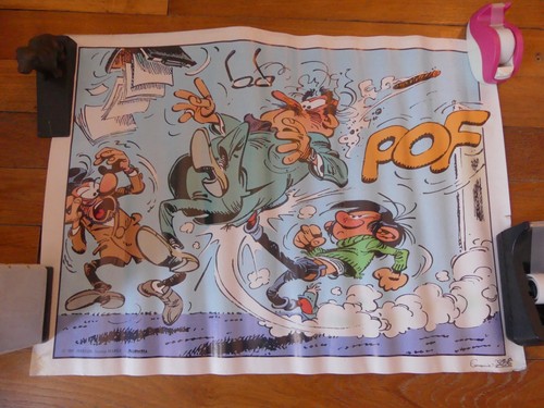 Affiche poster franquin pof - franquin,