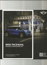 MINI R61 - 2012 - PACEMAN COOPER D S / catalogue brochure dépliant prospectus