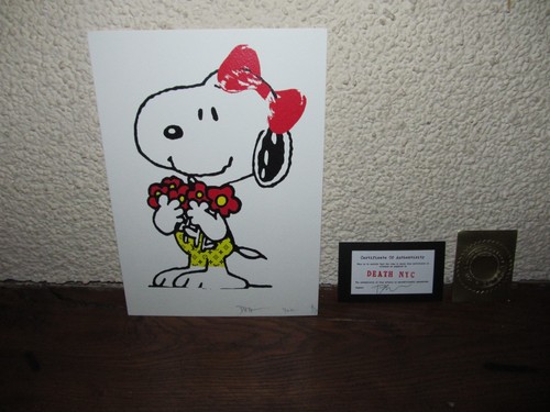 Snoopy serigraphie pop art - snoopy,
