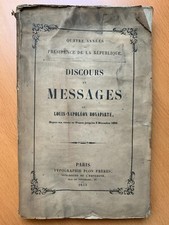 Discours et Messages de Louis Napoléon Bonaparte - 1853