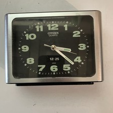 Ancien réveil Citizen Quartz Japan année 1970 fonctionne