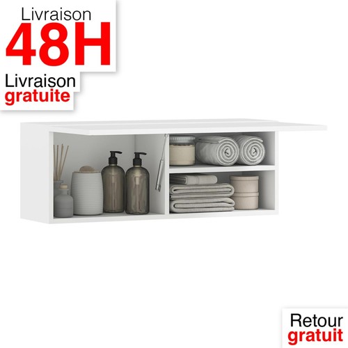 Homcom armoire murale salle - homcom, de