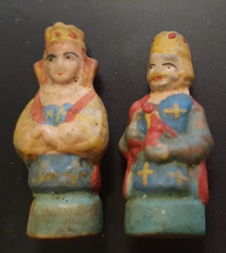 Ancienne fève jeu - ancienne, d'echec