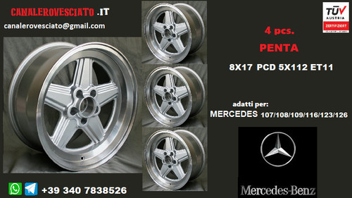 Roues mercedes penta - roues, 8j