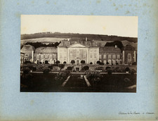 France, Château de la Chaise à Odenas Vintage albumen print.  Tirage albuminé 