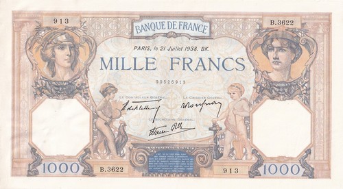 France 1000 francs cérès - francs,