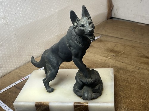 Sculpture chien loup art - chien,