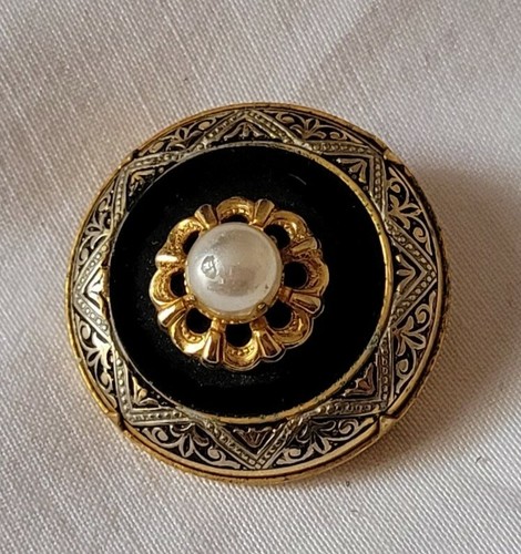 Bijou vintage broche cabochon - bijou,
