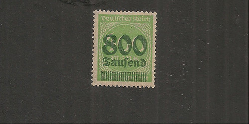 1923 timbre deutsches - timbre, reich