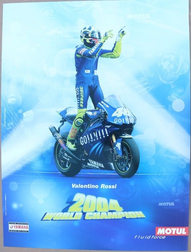 Affiche moto poster valentino - affiche,