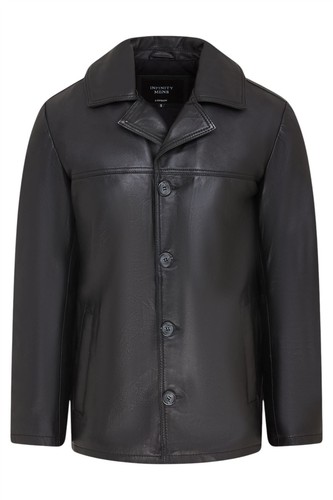 Veste noire cuir italien - noire,