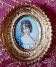 Portrait miniature une - miniature, d