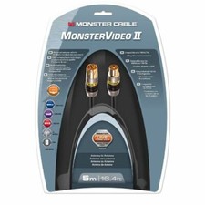 Câble vidéo Monster Cable Antenne 5 m Contactes plaqués en or 24K NEUF