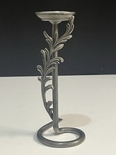 Bougeoir Étain Signé Jean Goardere