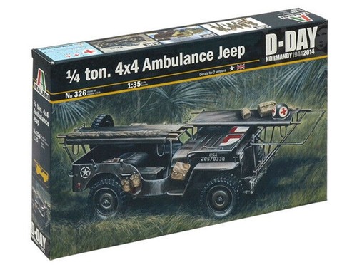Italeri jeep ambulance - ambulance, d-day