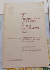 1964 programme 9me championnat