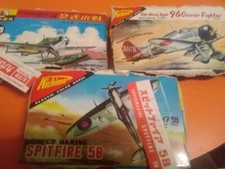Lot maquettes 1/72 Nichimo et VIOO année 60 rare sous blister voir photo