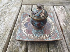 ENCRIER ANCIEN EN BRONZE