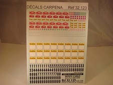 DECALS 1/32 PLAQUES RALLYE DE