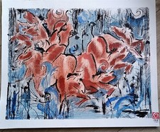 Tableau contemporain Huile