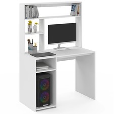 Bureau avec étagères de