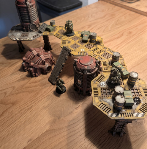 Grand décor wargame complexe