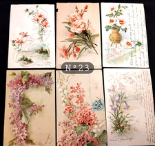 N°23  Lot de  6 Cartes