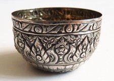 Coupelle salière en argent