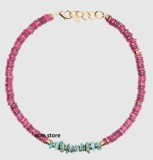 VADI JEWELS Collier en coquillages Brazilia violet clair 41 cm bijoux /EBPQ