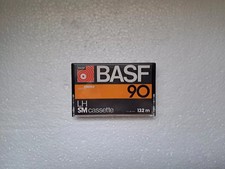 Ancienne cassette audio BASF LH SM 90 de 1979 - Excellent état !!