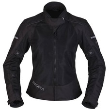 Veste textile Modeka Veo Air Lady pour femmes noir veste de moto veste d'été