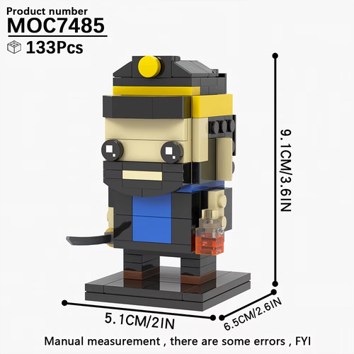 Brickheadz capitaine haddock - brickheadz,