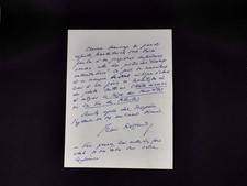 Jean ROSTAND - lettre