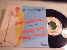 VINYLE 45 TOURS PLASTIC BERTRAND  SENTIMENTALE MOI  / 2 TITRES PN3