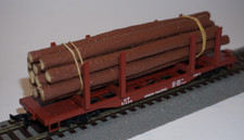WALTHERS Set 3 wagons à rancher transport de grumes Union Pacific HO 1/87
