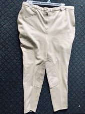 TuffRider Ladies *Breeches *Sz 46 TAN  *VGC*  Cotton/Lycra