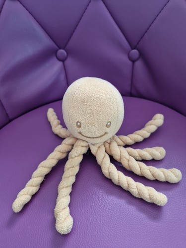 Doudou nattou pieuvre jaune - doudou,